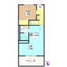 Long Harbour 都北 1LDKの間取り
