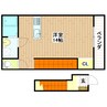 クリアフォレストⅧ番館 1Rの間取り