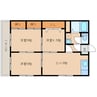 大王マンション 3DKの間取り