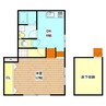 SUNアメニティ 1DKの間取り