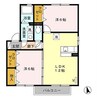 Ｄコートラスタ 2LDKの間取り