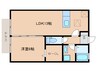 ホームパーティⅢ号館 1LDKの間取り