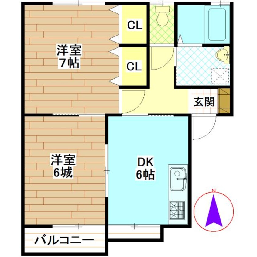 間取図 ステージア壱番館・弐番館