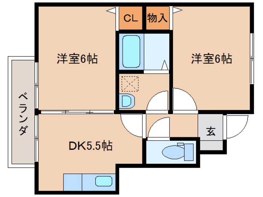 間取図 ヴィラ・モナリエール