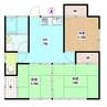 安楽貸家 3DKの間取り