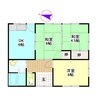 児玉貸家（末吉） 3DKの間取り