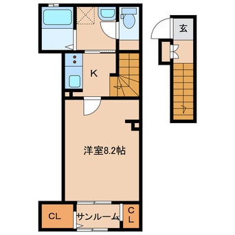 間取図 クランババⅠ