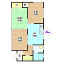 吉田貸家の間取図