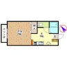 ガーデンHD 1Kの間取り