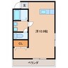スペースワン 1Rの間取り