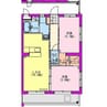 (仮称)三股町YMマンション 2LDKの間取り