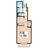 サンダーバードハイム 1Rの間取り