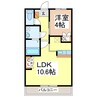 ハイム・エルアール 1LDKの間取り