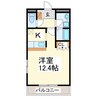 ハイム・エルアール 1Kの間取り