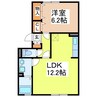 メゾンセレナ 1LDKの間取り
