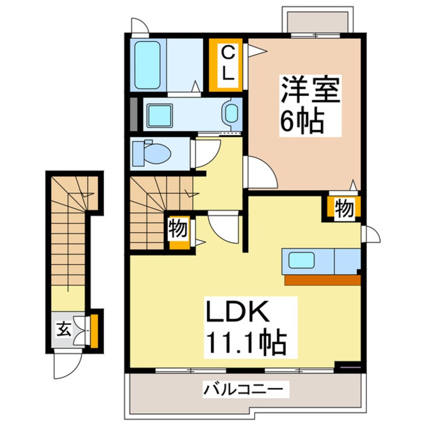 間取図 レジデンスノーグチＮ