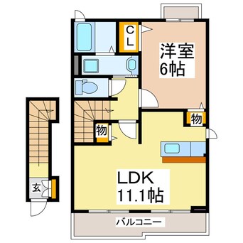 間取図 レジデンスノーグチＮ