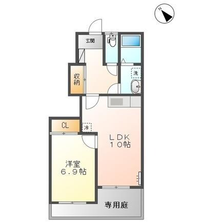 間取り図 サザンクロスⅡ（小川町）