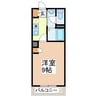第2サンライズマンション 1Kの間取り