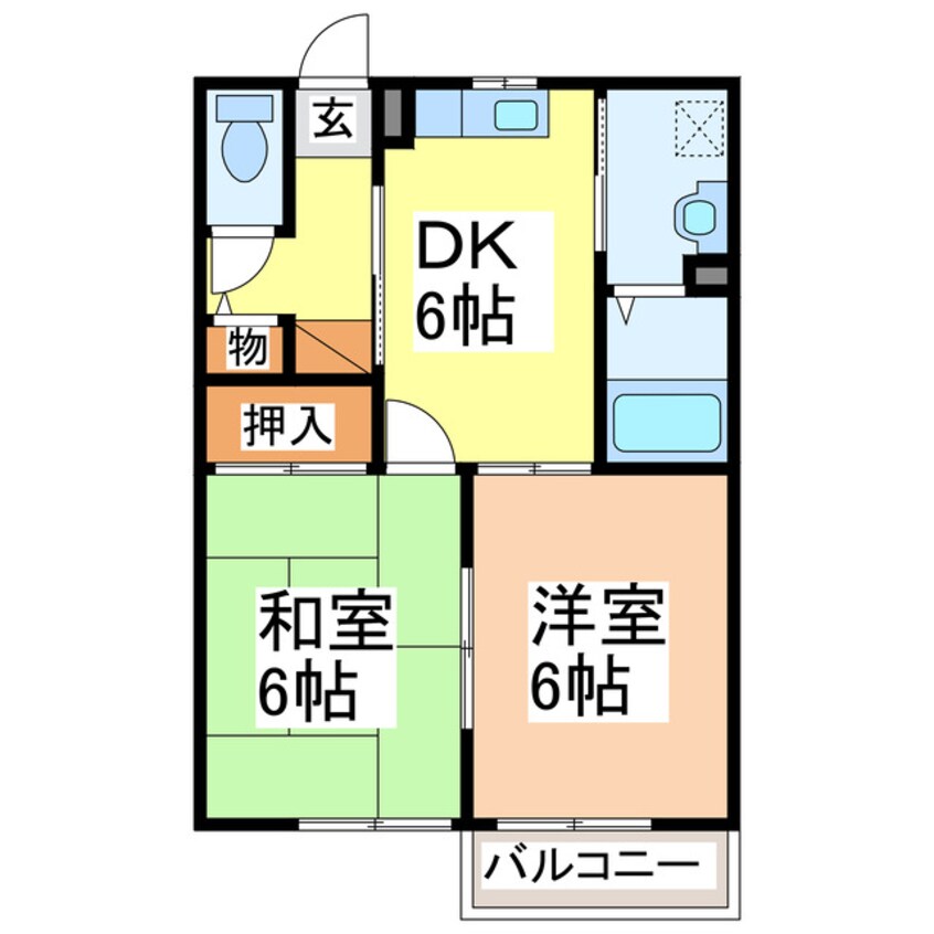 間取図 ファミール久木田