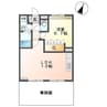 プレサス 1LDKの間取り