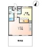 プレサス 1LDKの間取り