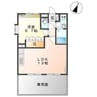 プレサス 1LDKの間取り
