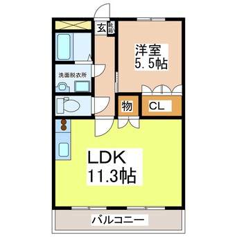 間取図 プレサスⅡ