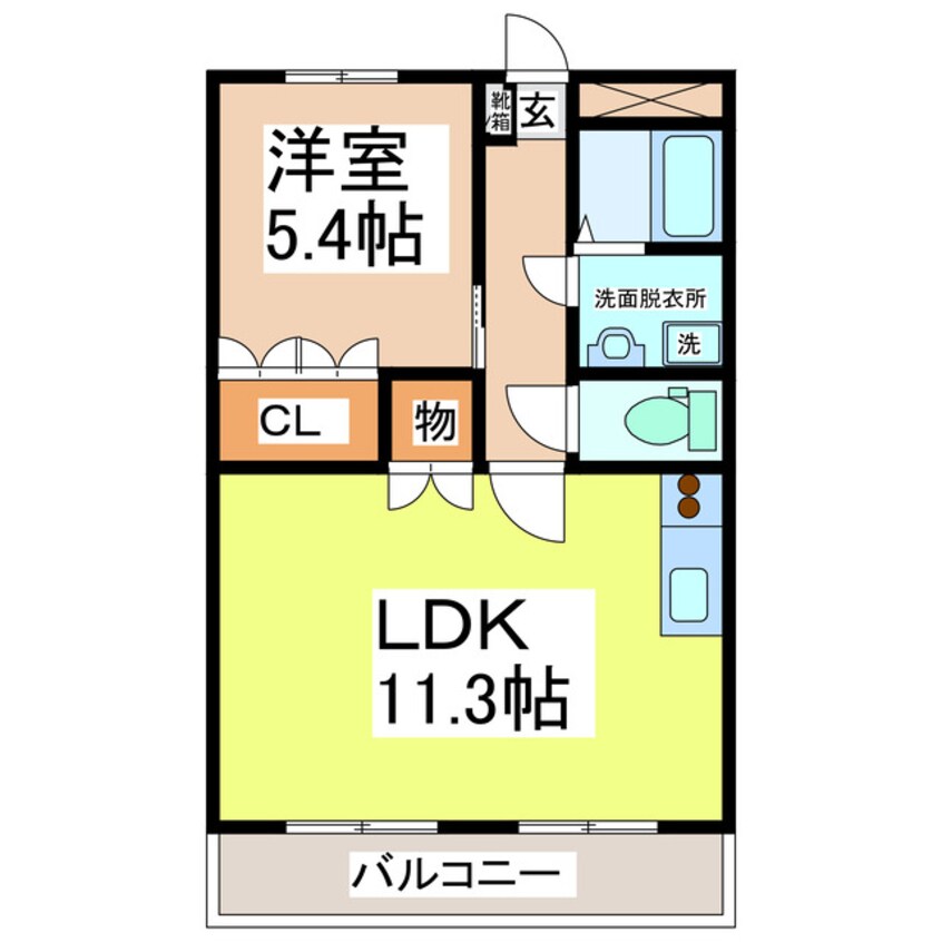 間取図 プレサスⅡ