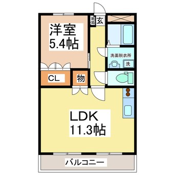 間取図 プレサスⅡ