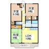 メリーマンション 3LDKの間取り