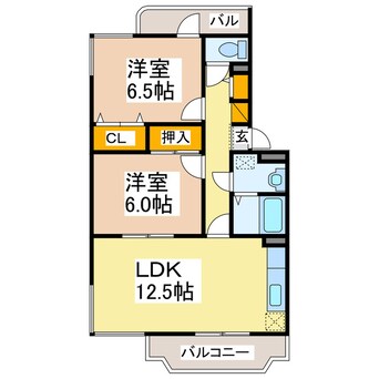 間取図 コーポ・南風