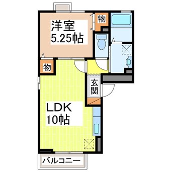 間取図 ヴォーン八代