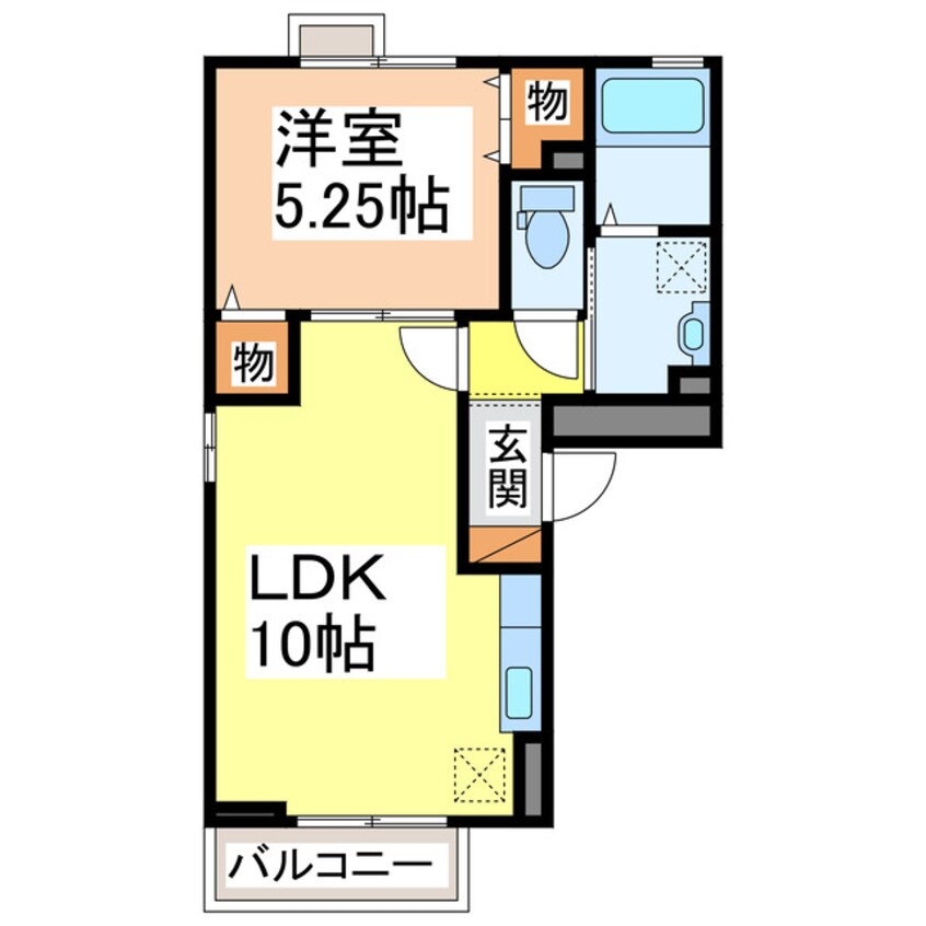 間取図 ヴォーン八代