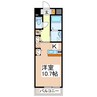 八反丸ビルⅡ 1Rの間取り