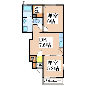 間取図 ブロッサムⅠ