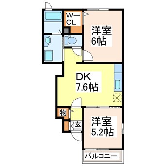 間取図 ブロッサムⅠ