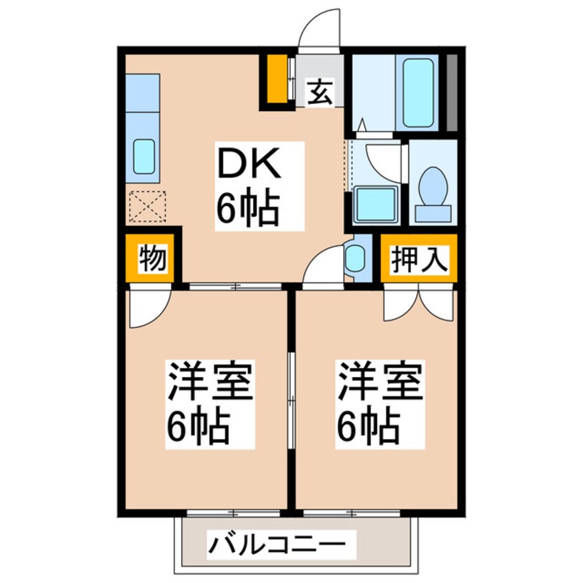 間取図 プラドール木下