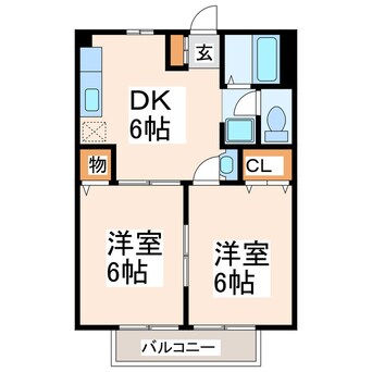 間取図 木下パークハイツ
