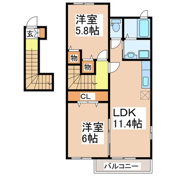 間取図 サニーパレスⅡ