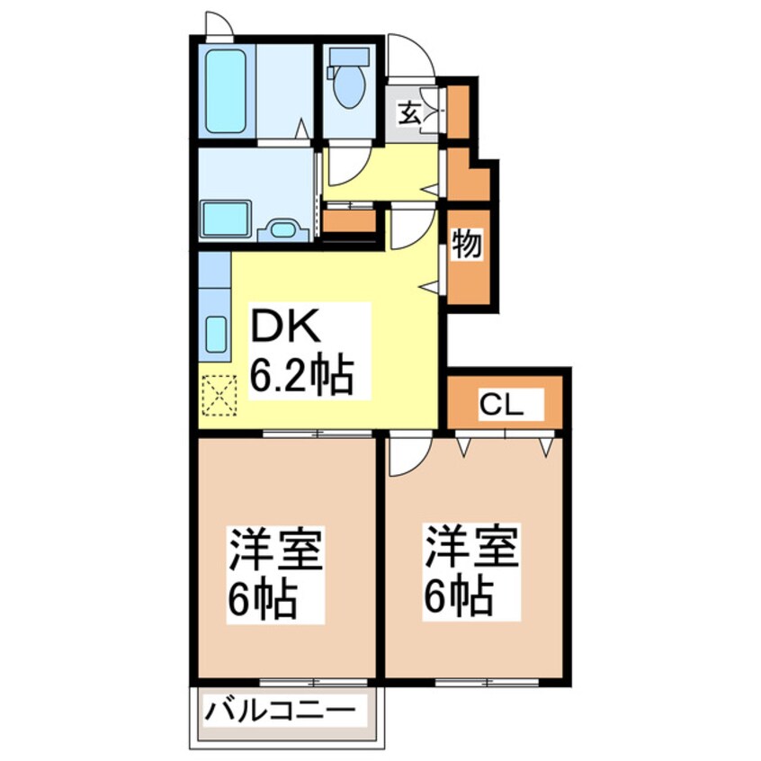 間取図 サニーパレスⅡ