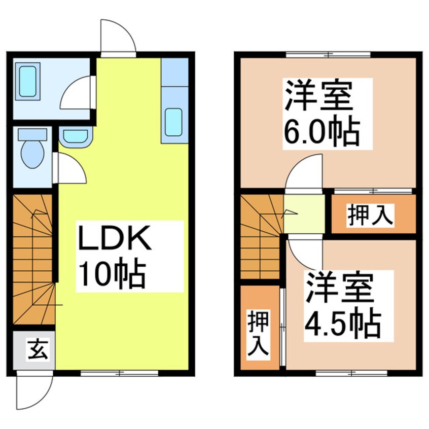 間取図 ジュネスワコー