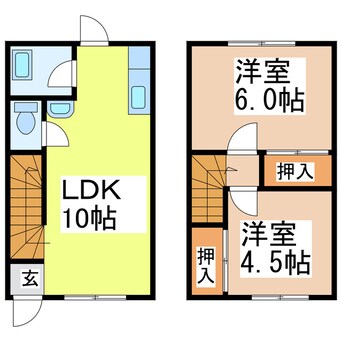 間取図 ジュネスワコー