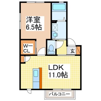 間取図 サウザンドタウンＣ