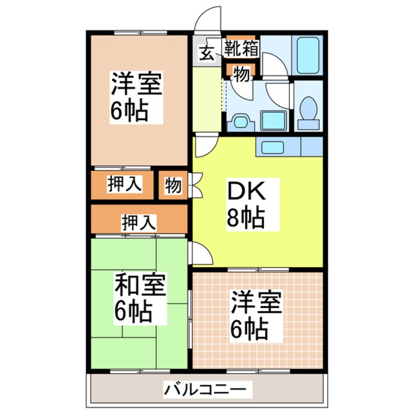 間取図 ニューＭＫハイツ