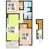 ファミール 2LDKの間取り