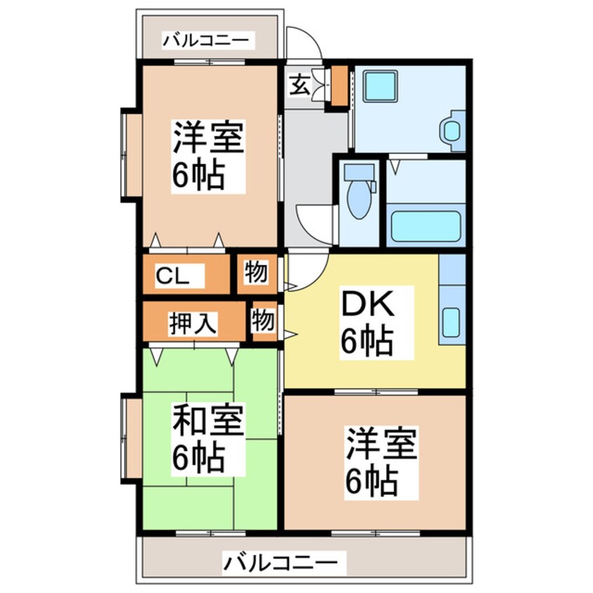 間取図 サンハイツ大手町