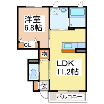 間取図 シャーメゾン羽須和