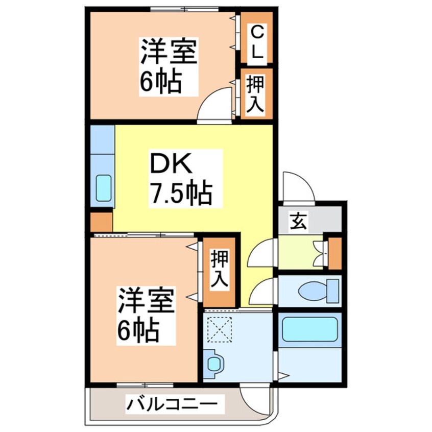 間取図 井原マンションⅦ