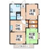 サンハイツ中北 3DKの間取り